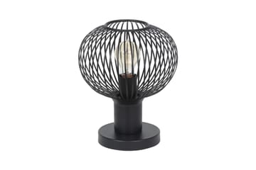 Bordlampe TRIO Gila 23 cm, Matt svart - 23 cm, Matt svart - Belysning - Innendørsbelysning & Lamper - Soveromslampe - Sengelamper - Nattbordslampe stående
