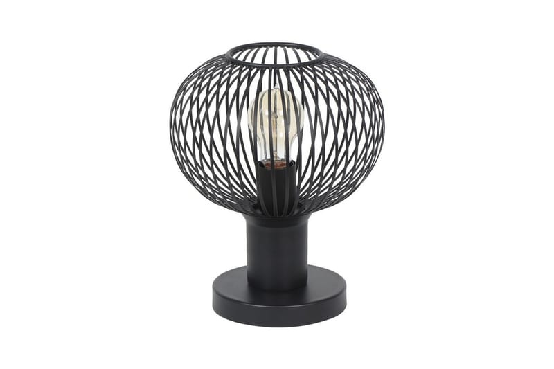 Bordlampe TRIO Gila 23 cm, Matt svart - 23 cm, Matt svart - Belysning - Innendørsbelysning & Lamper - Soveromslampe - Sengelamper - Nattbordslampe stående