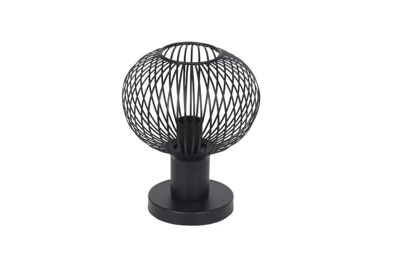 Bordlampe TRIO Gila 23 cm, Matt svart - 23 cm, Matt svart - Belysning - Innendørsbelysning & Lamper - Soveromslampe - Sengelamper - Nattbordslampe stående