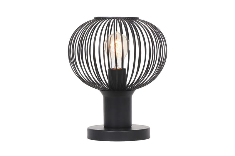 Bordlampe TRIO Gila 23 cm, Matt svart - 23 cm, Matt svart - Belysning - Innendørsbelysning & Lamper - Soveromslampe - Sengelamper - Nattbordslampe stående