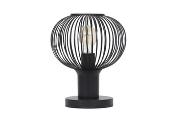 Bordlampe TRIO Gila 23 cm, Matt svart - 23 cm, Matt svart - Belysning - Innendørsbelysning & Lamper - Soveromslampe - Sengelamper - Nattbordslampe stående