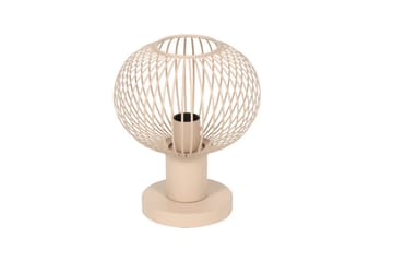 Bordlampe TRIO Gila 23 cm, Sand - 23 cm, Sand - Belysning - Innendørsbelysning & Lamper - Soveromslampe - Sengelamper - Nattbordslampe stående