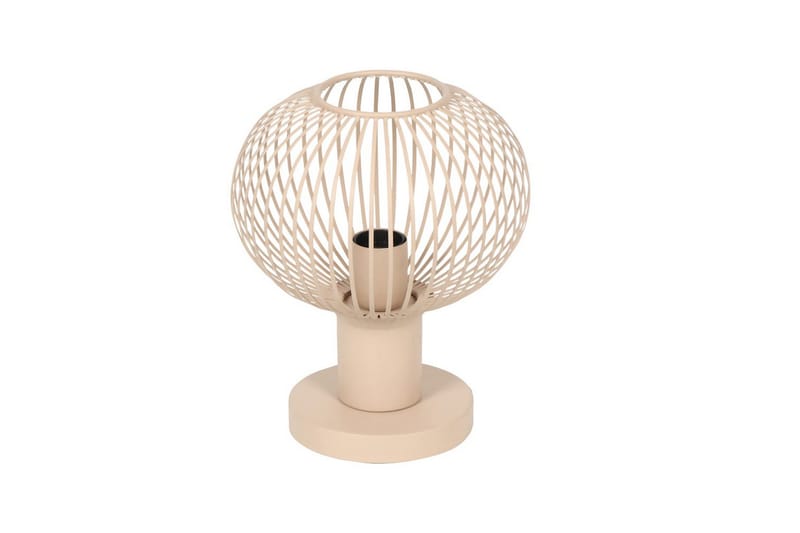 Bordlampe TRIO Gila 23 cm, Sand - 23 cm, Sand - Belysning - Innendørsbelysning & Lamper - Soveromslampe - Sengelamper - Nattbordslampe stående