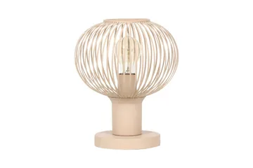 Bordlampe TRIO Gila 23 cm, Sand - 23 cm, Sand - Belysning - Innendørsbelysning & Lamper - Soveromslampe - Sengelamper - Nattbordslampe stående