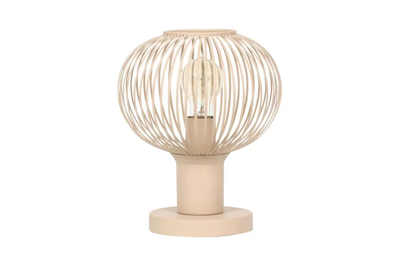 Bordlampe TRIO Gila 23 cm, Sand - 23 cm, Sand - Belysning - Innendørsbelysning & Lamper - Soveromslampe - Sengelamper - Nattbordslampe stående