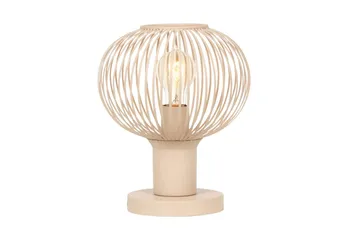 Bordlampe TRIO Gila 23 cm, Sand - 23 cm, Sand - Belysning - Innendørsbelysning & Lamper - Soveromslampe - Sengelamper - Nattbordslampe stående