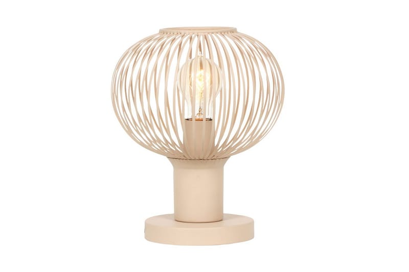 Bordlampe TRIO Gila 23 cm, Sand - 23 cm, Sand - Belysning - Innendørsbelysning & Lamper - Soveromslampe - Sengelamper - Nattbordslampe stående