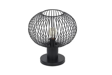 Bordlampe TRIO Gila 33 cm, Matt svart - 33 cm, Matt svart - Belysning - Innendørsbelysning & Lamper - Soveromslampe - Sengelamper - Nattbordslampe stående