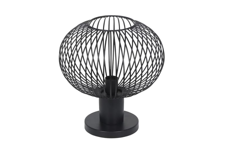 Bordlampe TRIO Gila 33 cm, Matt svart - 33 cm, Matt svart - Belysning - Innendørsbelysning & Lamper - Soveromslampe - Sengelamper - Nattbordslampe stående