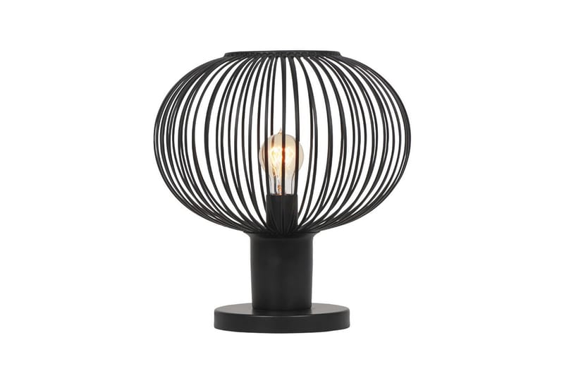Bordlampe TRIO Gila 33 cm, Matt svart - 33 cm, Matt svart - Belysning - Innendørsbelysning & Lamper - Soveromslampe - Sengelamper - Nattbordslampe stående