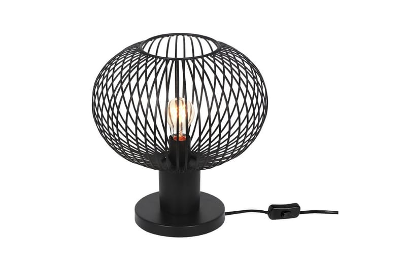 Bordlampe TRIO Gila 33 cm, Matt svart, 33 cm, Matt svart