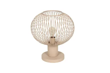 Bordlampe TRIO Gila 33 cm, Sand - 33 cm, Sand - Belysning - Innendørsbelysning & Lamper - Soveromslampe - Sengelamper - Nattbordslampe stående