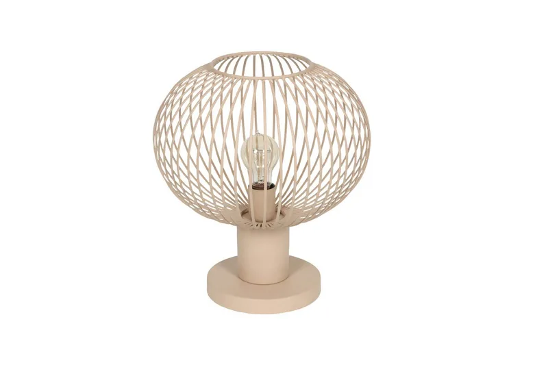 Bordlampe TRIO Gila 33 cm, Sand - 33 cm, Sand - Belysning - Innendørsbelysning & Lamper - Soveromslampe - Sengelamper - Nattbordslampe stående