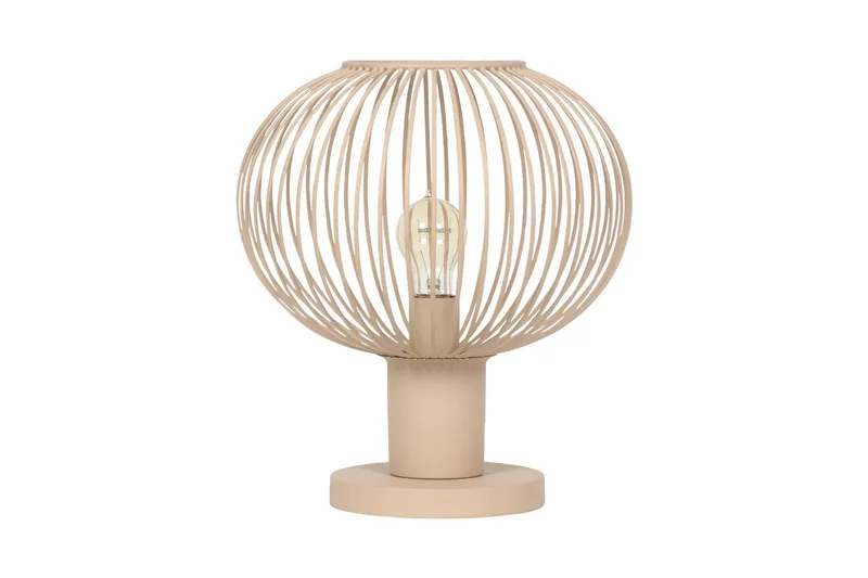Bordlampe TRIO Gila 33 cm, Sand - 33 cm, Sand - Belysning - Innendørsbelysning & Lamper - Soveromslampe - Sengelamper - Nattbordslampe stående