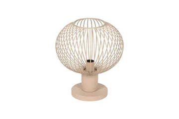 Bordlampe TRIO Gila 33 cm, Sand - 33 cm, Sand - Belysning - Innendørsbelysning & Lamper - Soveromslampe - Sengelamper - Nattbordslampe stående