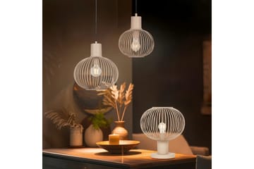 Bordlampe TRIO Gila 33 cm, Sand - 33 cm, Sand - Belysning - Innendørsbelysning & Lamper - Soveromslampe - Sengelamper - Nattbordslampe stående