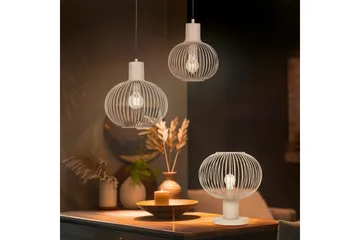 Bordlampe TRIO Gila 33 cm, Sand - 33 cm, Sand - Belysning - Innendørsbelysning & Lamper - Soveromslampe - Sengelamper - Nattbordslampe stående
