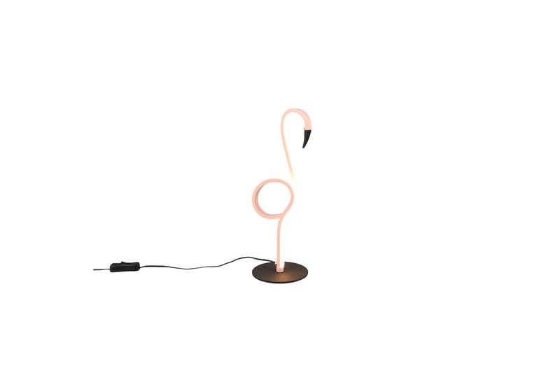 Bordlampe TRIO Ingo Rosa - Rosa - Belysning - Innendørsbelysning & Lamper - Soveromslampe - Sengelamper - Nattbordslampe stående
