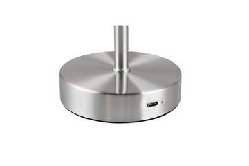 Bordlampe TRIO Jeff Børstet stål - Børstet stål - Belysning - Innendørsbelysning & Lamper - Soveromslampe - Sengelamper - Nattbordslampe stående