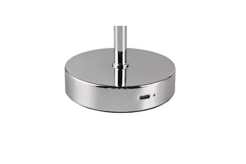 Bordlampe TRIO Jeff Krom - Krom - Belysning - Innendørsbelysning & Lamper - Soveromslampe - Sengelamper - Nattbordslampe stående