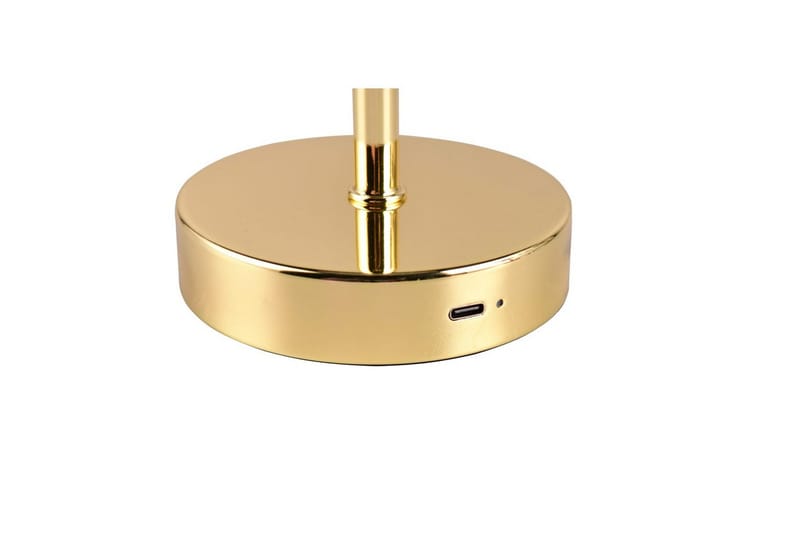 Bordlampe TRIO Jeff Polert messing - Polert messing - Belysning - Innendørsbelysning & Lamper - Soveromslampe - Sengelamper - Nattbordslampe stående