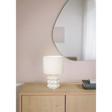 Bordlampe TRIO Kate - 30 cm, Hvit - Belysning - Innendørsbelysning & Lamper - Soveromslampe - Sengelamper - Nattbordslampe stående