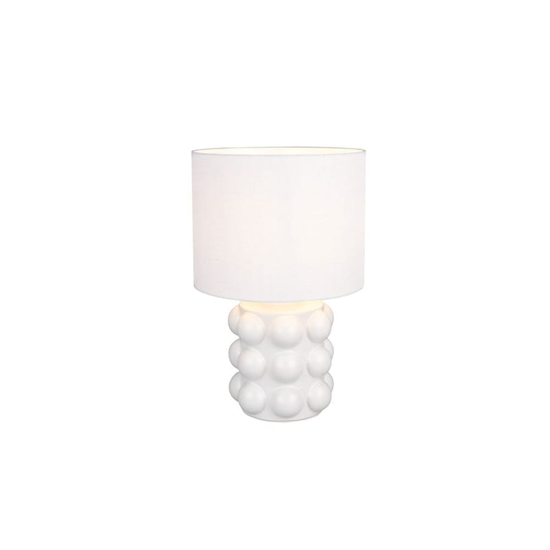 Bordlampe TRIO Kate - 47 cm, Hvit - Belysning - Innendørsbelysning & Lamper - Soveromslampe - Sengelamper - Nattbordslampe stående