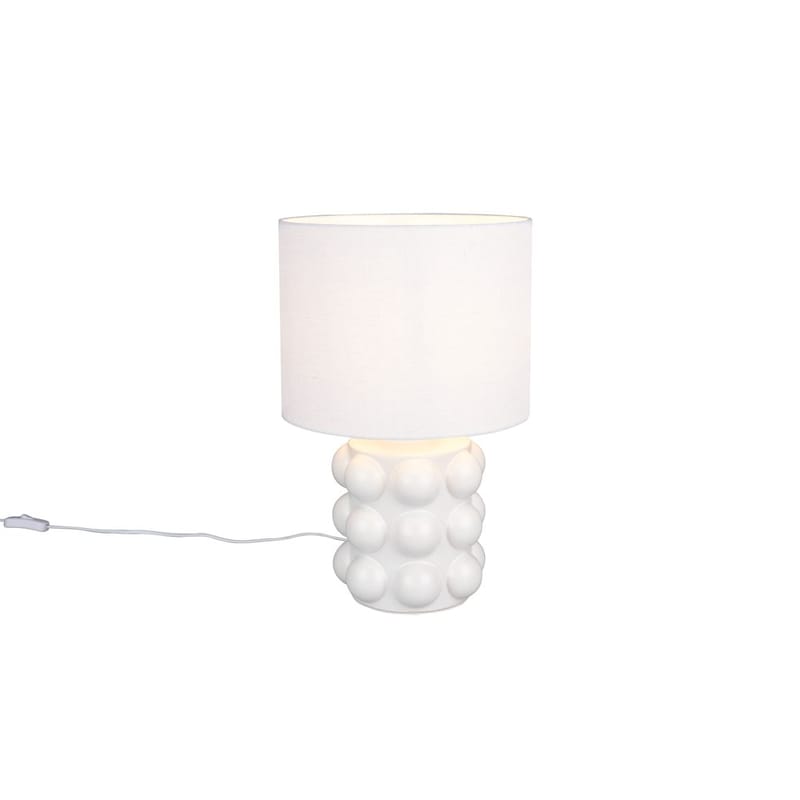 Bordlampe TRIO Kate - 47 cm, Hvit - Belysning - Innendørsbelysning & Lamper - Soveromslampe - Sengelamper - Nattbordslampe stående