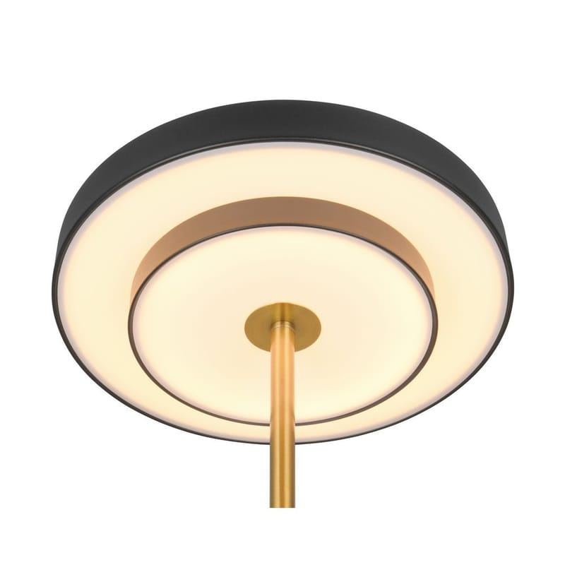 Bordlampe TRIO Keaton - Matt svart/Messing - Belysning - Innendørsbelysning & Lamper - Soveromslampe - Sengelamper - Nattbordslampe stående