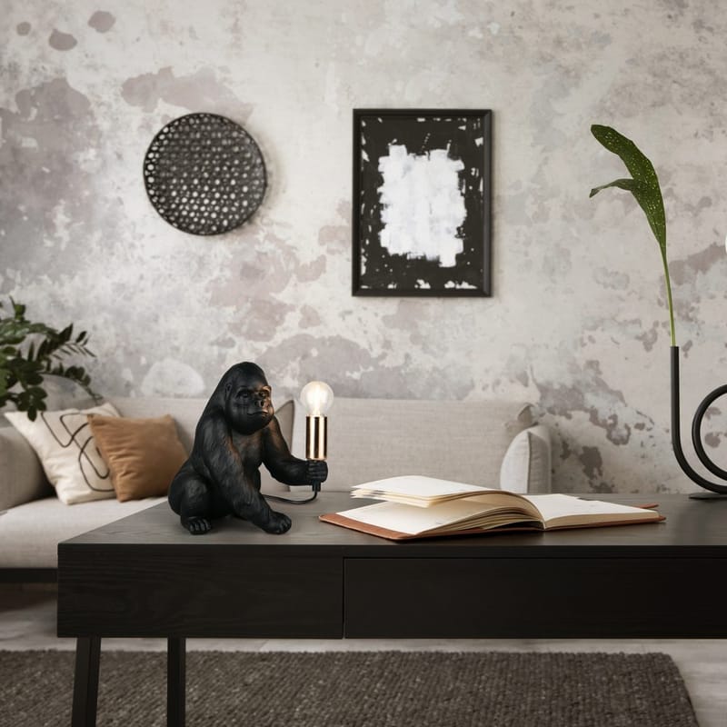 Bordlampe TRIO Kong - Svart - Belysning - Innendørsbelysning & Lamper - Soveromslampe - Sengelamper - Nattbordslampe stående