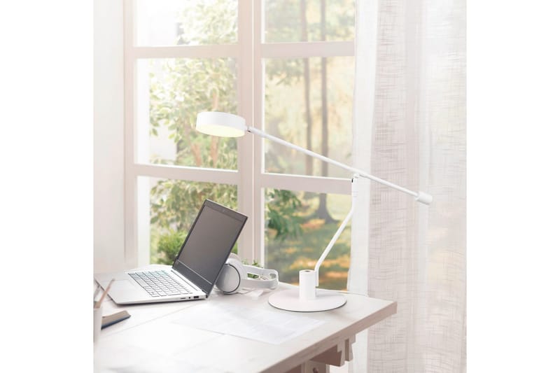 Bordlampe TRIO Manduro Matt hvit - Matt hvit - Belysning - Innendørsbelysning & Lamper - Soveromslampe - Sengelamper - Nattbordslampe stående