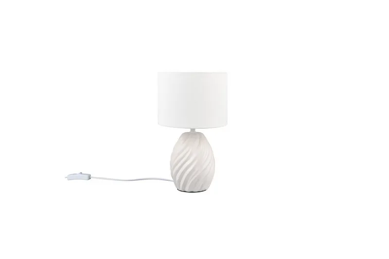 Bordlampe TRIO Melva Hvit - Hvit - Belysning - Innendørsbelysning & Lamper - Soveromslampe - Sengelamper - Nattbordslampe stående