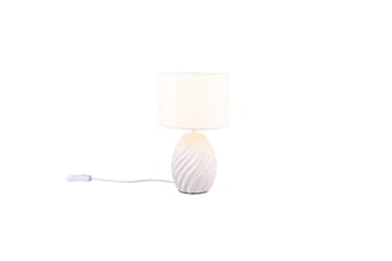 Bordlampe TRIO Melva Hvit - Hvit - Belysning - Innendørsbelysning & Lamper - Soveromslampe - Sengelamper - Nattbordslampe stående