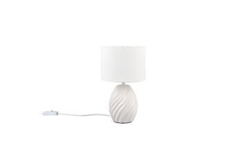 Bordlampe TRIO Melva Hvit - Hvit - Belysning - Innendørsbelysning & Lamper - Soveromslampe - Sengelamper - Nattbordslampe stående