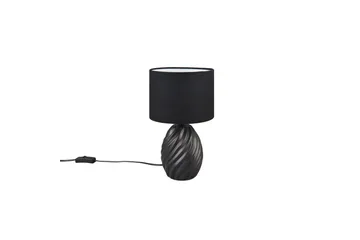 Bordlampe TRIO Melva Svart - Svart - Belysning - Innendørsbelysning & Lamper - Soveromslampe - Sengelamper - Nattbordslampe stående