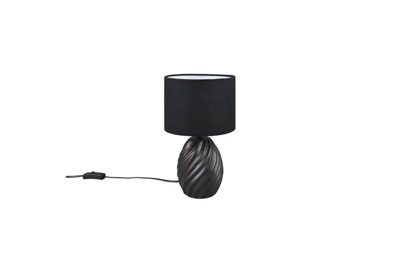 Bordlampe TRIO Melva Svart - Svart - Belysning - Innendørsbelysning & Lamper - Soveromslampe - Sengelamper - Nattbordslampe stående