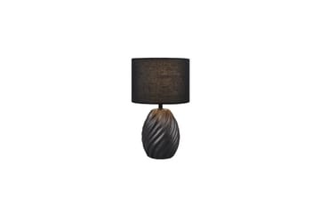 Bordlampe TRIO Melva Svart - Svart - Belysning - Innendørsbelysning & Lamper - Soveromslampe - Sengelamper - Nattbordslampe stående