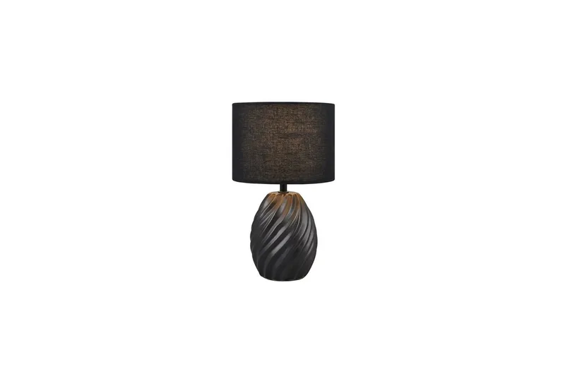 Bordlampe TRIO Melva Svart - Svart - Belysning - Innendørsbelysning & Lamper - Soveromslampe - Sengelamper - Nattbordslampe stående