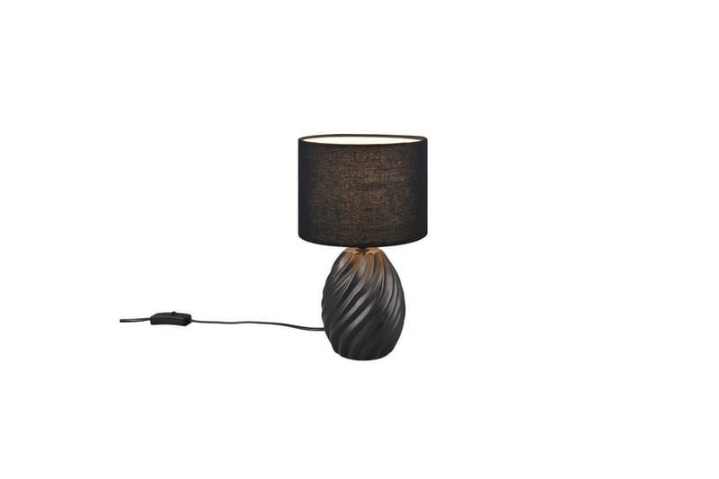 Bordlampe TRIO Melva Svart - Svart - Belysning - Innendørsbelysning & Lamper - Soveromslampe - Sengelamper - Nattbordslampe stående