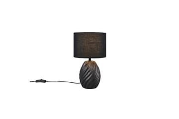 Bordlampe TRIO Melva Svart - Svart - Belysning - Innendørsbelysning & Lamper - Soveromslampe - Sengelamper - Nattbordslampe stående