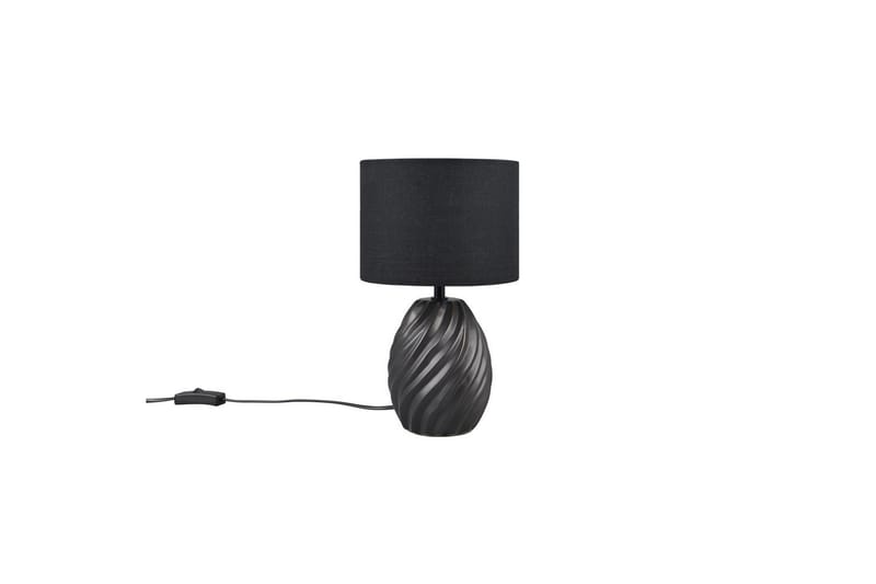 Bordlampe TRIO Melva Svart - Svart - Belysning - Innendørsbelysning & Lamper - Soveromslampe - Sengelamper - Nattbordslampe stående