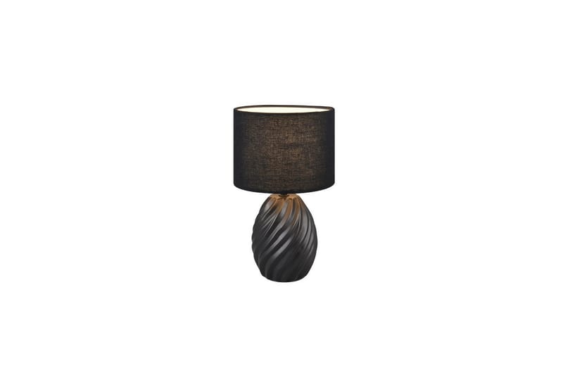 Bordlampe TRIO Melva Svart - Svart - Belysning - Innendørsbelysning & Lamper - Soveromslampe - Sengelamper - Nattbordslampe stående