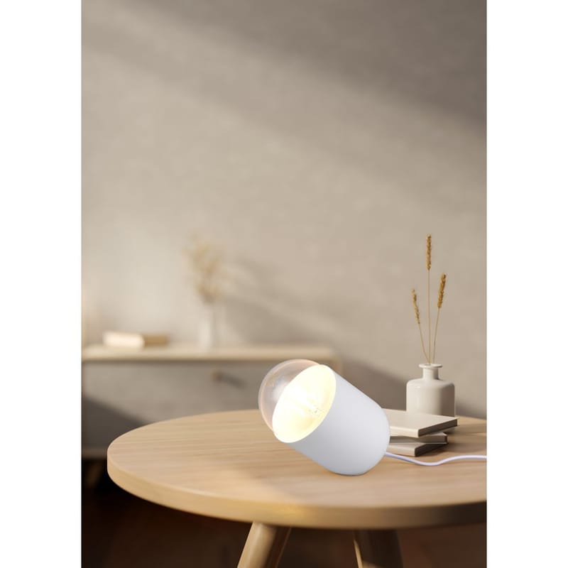 Bordlampe TRIO Nara - Matt hvit - Belysning - Innendørsbelysning & Lamper - Soveromslampe - Sengelamper - Nattbordslampe stående