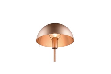 Bordlampe TRIO Nola 30 cm, Kaffebrun - 30 cm, Kaffebrun - Belysning - Innendørsbelysning & Lamper - Soveromslampe - Sengelamper - Nattbordslampe stående