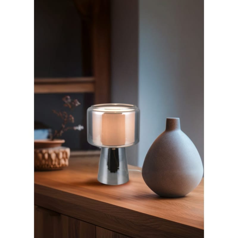 Bordlampe TRIO Rocka - Krom - Belysning - Innendørsbelysning & Lamper - Soveromslampe - Sengelamper - Nattbordslampe stående