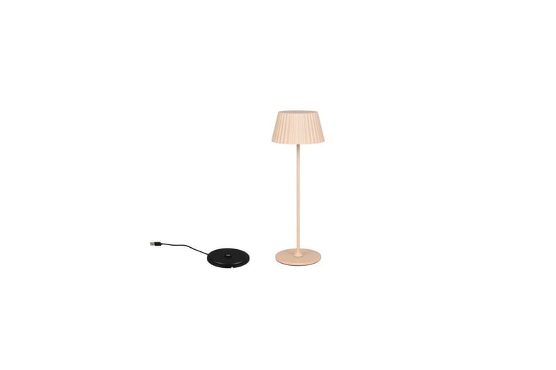 Bordlampe TRIO Suarez Sand - Sand - Belysning - Innendørsbelysning & Lamper - Soveromslampe - Sengelamper - Nattbordslampe stående