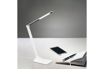 Bordlampe TRIO Travis Matt hvit - Matt hvit - Belysning - Innendørsbelysning & Lamper - Soveromslampe - Sengelamper - Nattbordslampe stående