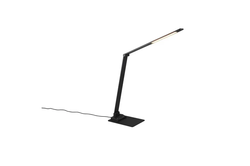 Bordlampe TRIO Travis Matt svart - Matt svart - Belysning - Innendørsbelysning & Lamper - Soveromslampe - Sengelamper - Nattbordslampe stående