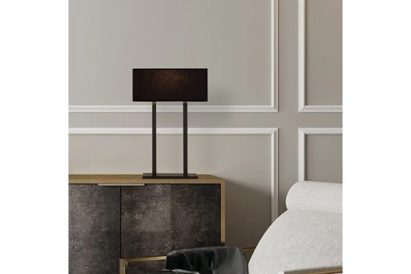 Bordlampe Ulira Svart - Svart - Belysning - Innendørsbelysning & Lamper - Soveromslampe - Sengelamper - Nattbordslampe stående