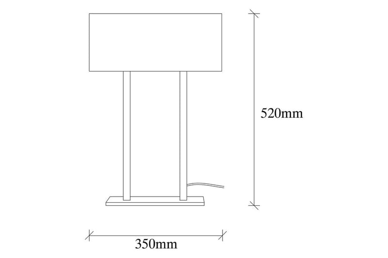 Bordlampe Ulira Svart - Svart - Belysning - Innendørsbelysning & Lamper - Soveromslampe - Sengelamper - Nattbordslampe stående